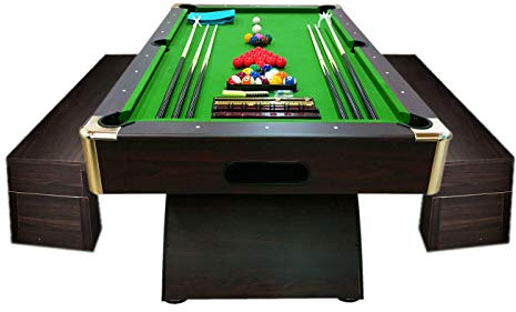 Simba Billardtisch Billard 8FT Leonida GRÜN Neue Billard-Spiel mit Containerbänke