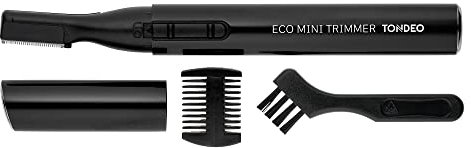 TONDEO Haarschneidemaschine ECO MINI TRIMMER BLACK Augenbrauen Ohren- und Nasenhaare