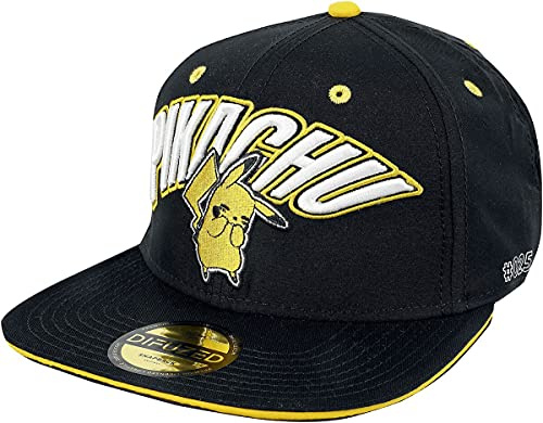 Pokémon Unisex Sb371043pok Baseballkappe, Schwarz, Einheitsgröße EU