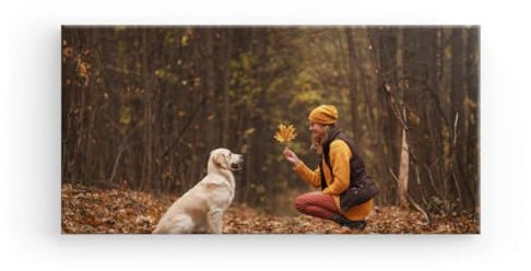 PICANOVA – Stampa Personalizzata 80x40 cm – Quadro su Tela Personalizzato con la Tua Foto – Regalo Personalizzato