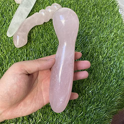 Varitas Yoni De Cuarzo Rosa Natural De Buena Calidad, 1 Unidad, Artesanías De Piedras Preciosas, Varita De Placer, Masaje De Manos Corporales, Adorno De Piedra Mágica De Madera, Regalos,1 PC