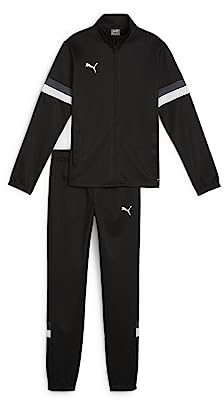 PUMA Jungen Teamrise Tracksuit Jr Trainingsanzug, PUMA Black-PUMA Black, 140 EU
