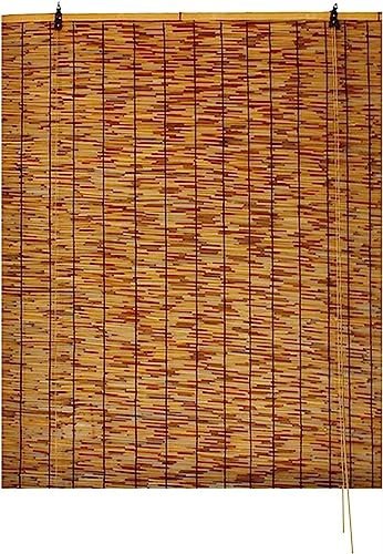 GUETTO Cañizo Natural Bambú,Pantalla De JardíN,Rollo De Valla De Caña,Estera De Mimbre Privacidad Natural,Mimbre Ocultacion,Pantalla De Privacidad,Valla De Bambú,50x60cm