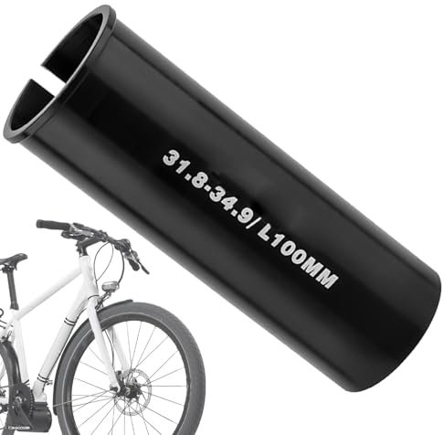 Cykelsadel stolpadapter, sadelstolpe adapter stolpe skaft – upphängning sätesstolpe schim aluminiumlegering, reducerande ärm, 25,4–30,9 mm och 31,6–34,9 mm