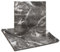sourcing map 10pcs 3D Brick Effect Wall Panels 14.5 Sq Ft Coverage Peel and Stick Brick Wall Tile, 13.8x15.2 Waterproof Brick Design Wallpaper Backsplash, Marble Black and White