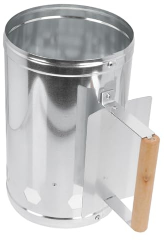 CLISPEED Barile Accendifuoco per Barbecue Prese D’Aria Multiple, Secchio di Carbone Isolante Termico Spesso, Resistente Rinforzo a Vite, Adatto per Campeggio e Picnic all’Aperto