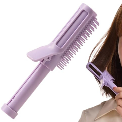 Pettine arricciacapelli – Strumento volumizzante sicuro, spazzola arricciacapelli rimbalzante – per donne, appassionati di famiglia, bellezza, casa, salone, feste al chiuso, viaggi