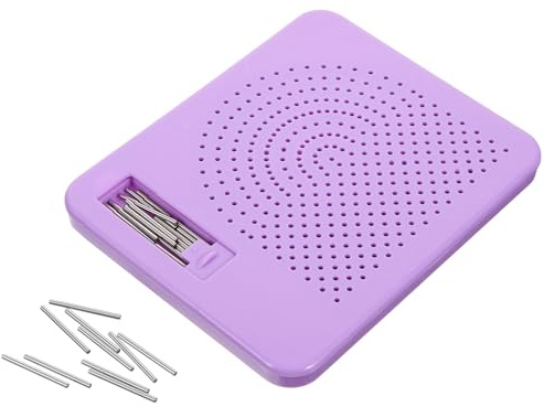 JOINPAYA Strumento per Avvolgimento Carta Quilling Board Compatto Multifunzionale in ABS Colore Viola per Professionisti e Principianti Come Regalo Artigianale