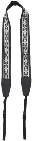 Generic Retro Broderi Kamerarem Vintage Design Höghållfast Nylonrep för Digitalkamera DSLR-kamera 58,1 X 1,5 X 0,2 Tum