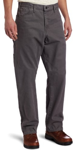 Dickies Jeans da Carpentiere da Uomo con vestibilità Comoda, Grigio Ardesia., W32 / L32