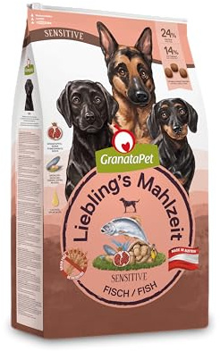 GranataPet Liebling's Pasto Pesce, cibo secco per cani, senza cereali e senza zuccheri, 10 kg