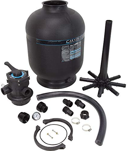 Carvin Laser 19 Inch Sand Filter System | for Above Ground Swimming Pools Up to 22,000 Gallons | 200 lbs. Sand Capacity | Tank w/Valve Only (Pump Not Included