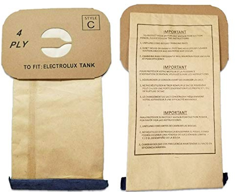 Electrolux 25 Canister C Vacuum Sweeper Bags