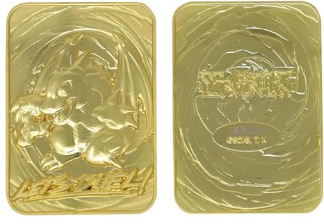 Fanattik Yu-Gi-Oh! Limited Edition 24K Gold Plated Collectible - Baby Dragon