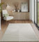 the carpet Everest - modern short pile with high-low effect, 3D effect, high pile density and pleasantly soft, Panglao design, cream, 160 x 230 cm