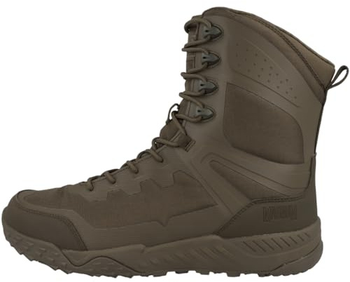 MAGNUM Bottes d'intervention Ultima 8.0 WP avec fermeture éclair latérale, noires, Ranger Green, 45 EU