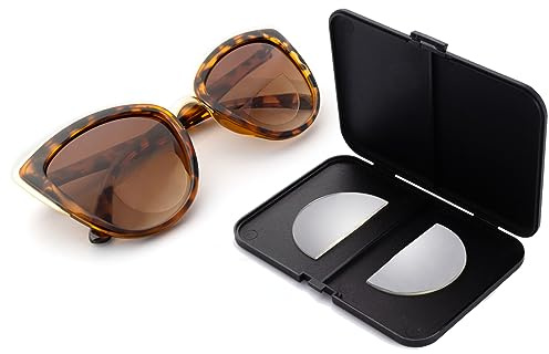 OKH Bifokale Klebelinsen zum Aufkleben Verwandeln Sonnenbrillen, Schutzbrillen oder Tauchermasken in Vergrößerte Bifokale Lesebrillen(+2.0)