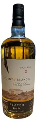 Torf Whisky Französisch, Single Malt, Pointe Blanche 44% vol, 70cl.