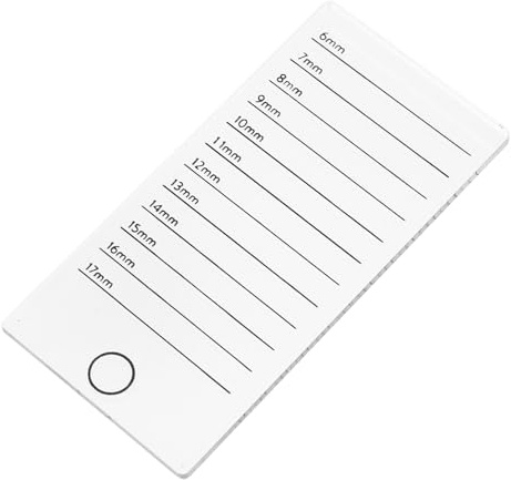 DOITOOL Bandeja de Pestañas Postizas Acrílico Transparente para Salón de Belleza Soporte Organizador para Extensiones de Pestañas Uso Profesional y Doméstico