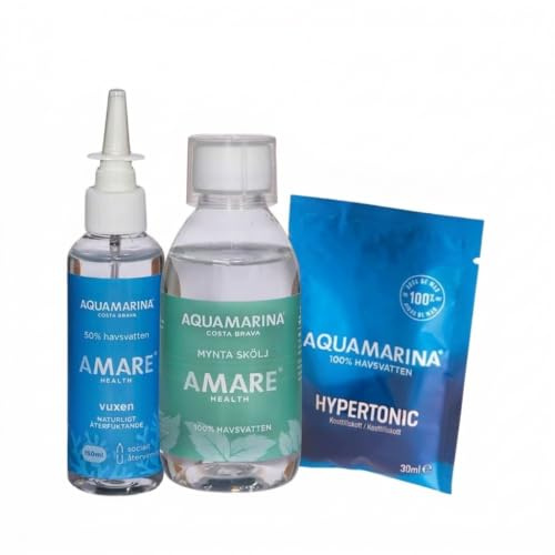 DISTROFARMA Naturhälsopaket | Nässpray 150ml + Sköljning 250ml + Stick 30ml