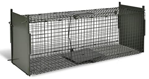 Trampa Viva, Trampa para Animales Operación Simple Reforzada Robusta para Exteriores