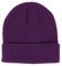 Berretto Uomo o Donna Viola Tinta Unita - Cappello Invernali a Maglia Basic Senza Pompon - 100% Acrilico - Modello Semplice e Classico Senza Marca - Taglia Unica