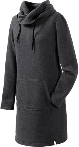Mufflon Robe en laine Mu- Kiki W50 pour femme, Anthra S10, XL