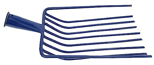 Sosoport 1pièce Râteau à Neuf Dents Acier pour Jardinage Outil Multifonction pour Désherbage Et Entretien De Pelouse Compatible avec Manche Design Léger Et Pratique