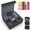 TTAWIFT Sammelkarten-Aufbewahrungsbox für 1800+ Karten, Premium Magnetische Trading Card Storage Box für TCG Karten und PTCG Sports Karten, PU Leder Karten Deck-Box mit 10 Kartenteilern(Schwarz)