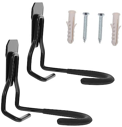 Milisten 2Pièces Crochet de Rangement Support Mural Robuste pour Garage et Maison Espace Accroche Murale pour Équipements