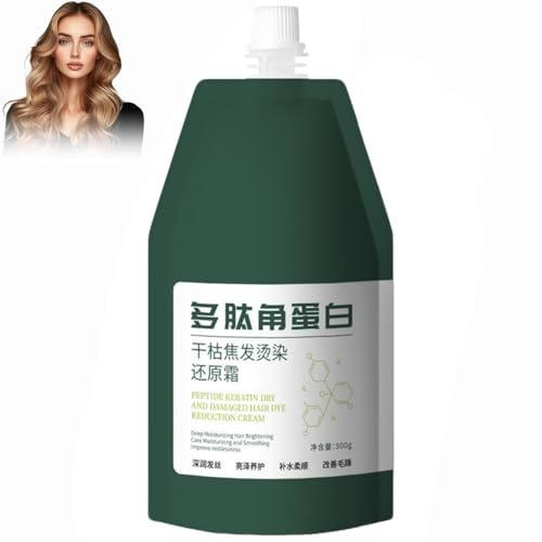 Polypeptide Keratin Crème Réparatrice, Creme Hydratante Et Lissante Cheveux Pour Cheveux Endommagés, Kératine Cheveux, Crème Réparatrice Pour Cheveux, Abîmés Polypeptide Keratin Conditioner (1)