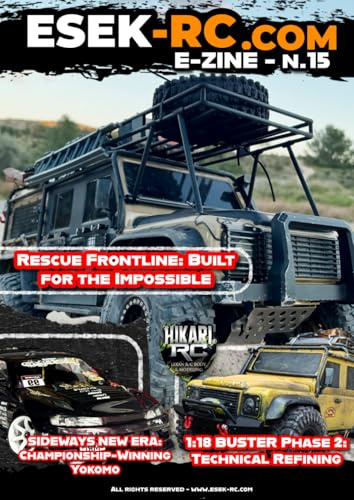 ESEK-RC E-Zine - N.15: Rescue Frontline: Built for the Impossible | RC Scale Crawling & Championship Drift Engineering