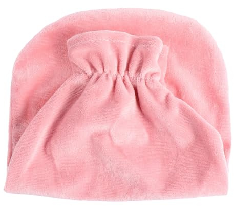OFFIGAM Housse pour Bouillotte 2000ml en Flanellette Rose, Isolante et Réutilisable, pour Chauffer Mains en Hiver Design Élégant