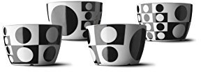 Menu 4508939 - Scodella Verner Panton, 12 cm, 4 pz, Colore: Nero