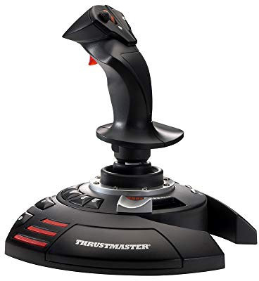 Thrustmaster T-Flight Stick X Joystick Compatible PC Noir/Rouge/Argent