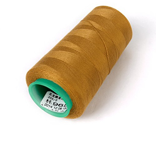 Unbekannt Spool di poliestere Jeans cucito filo per macchina da cucire 20S/2 (oro)
