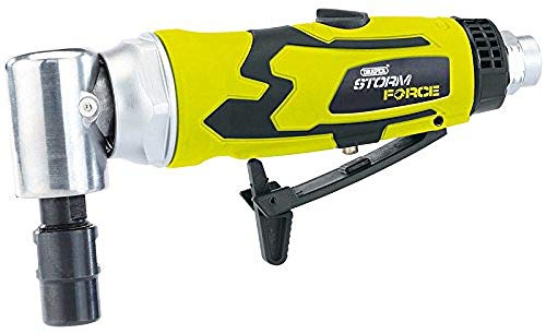 Draper 65137 Storm Force 90° Mini Air Die Grinder, Blue, 4.6 cm*18.0 cm*8.6 cm