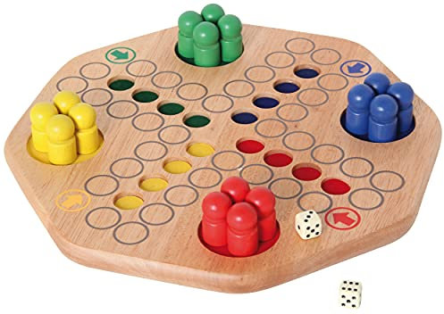 Bartl 106760 Big Ludo aus Holz | EIN fesselndes Gesellschaftsspiel für alle Altersgruppen