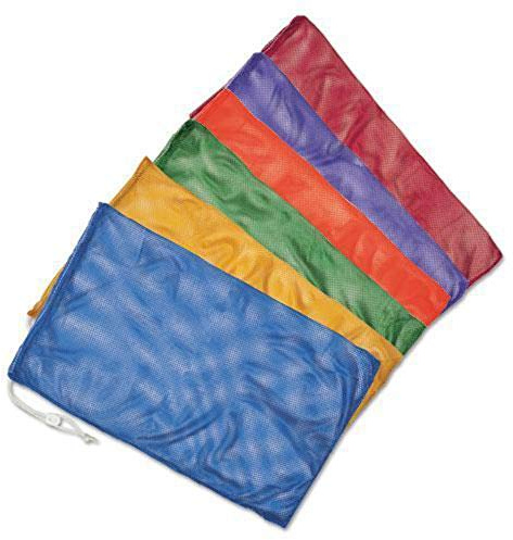 Champion Sports Mesh Sports Equipment Bag- Assorted Set of 6, 12 x 18