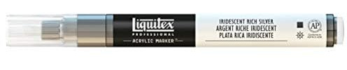 Liquitex Marqueur Pointe Fine Argent Riche Iridescent