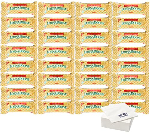Lorna Doone Shortbread Cookies, 1 Ounce Packages (Pack of 30) with Bay Area Marketplace Napkins