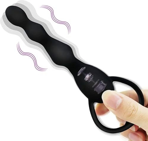 - Pluĝ Ānalẹs Hombre Vībradør, Måsajẹador de Pròsťatạ para Mujer Pừnto Ġ Ẹstimųladõr, Ŝilićona Portatil Juĝueťe Ŝexừal Pequeio Ānal Vîbradøreș, 10 Modos de Vìbračioņ, Impermeable