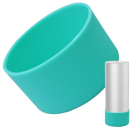 Funda protectora de silicona, funda de silicona antideslizante para botella de agua, accesorios para botellas de agua compatibles con botellas de agua de 12 a 24 onzas