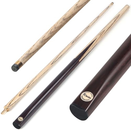 Kmise 57 inch Pool Cue, 19oz Cue Stick with 9.5mm Professional Tip, Handcraft, Made of Chacate Preto Wood, Bar or House Use for Men or Women, Pool Sticks for Adults (19oz)