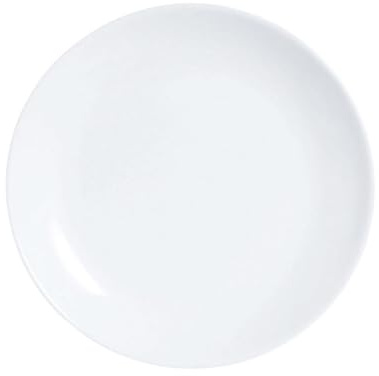 Dajar Diwali dessertteller weiß, Glas, 19 cm