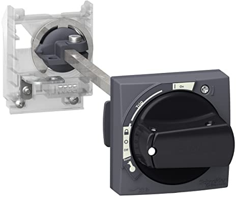 Schneider Electric Extended rotary handle kit, TeSys GV2, IP54, black handle, with trip indication, for GV2L-GV2P