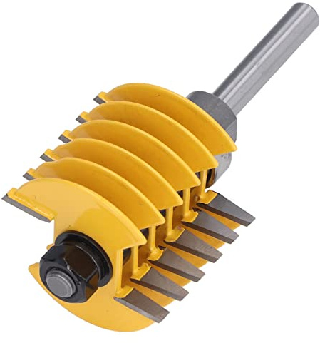 Oberfräse Fräser with 8mm Schaft, Holzfräser Bündigfräser Fräser Für Oberfräse Schaftfräser Fräser Bits Nutfräser Router Bit 2 Zähne Verstellbar Keilzinkenfräser Fräser-Bits Für Holzbearbeitung
