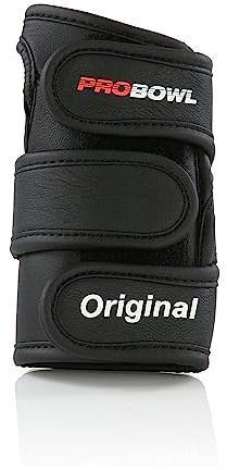 Pro Bowl Original Leather – Bowling – Muñequera – Estabilizado – Protege – Ayuda a prevenir lesiones – Menor tiempo de recuperación – Mano izquierda