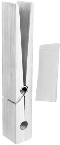 Rurunklee Jumb_ Clothespin Wooden Clothespin Towel Holder 12 Giant Wooden Clothes Pins Large Wooden Clothes Clips with Adhesive for Crafts Wedding Farmhouse Bathroom Laundry Room