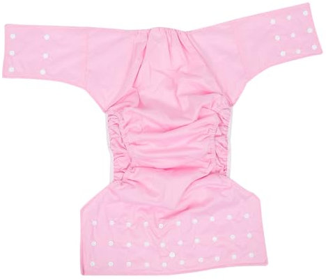 SECFOU Wiederverwendbare Wasserdichte Inkontinenz-windelhose Für Erwachsene Einstellbare Saugfähige Stoffwindel Atmungsaktive Weiche Hygienische Unterwäsche Für Männer Und Frauen